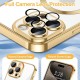 Husa pentru iPhone 15 Pro Max - Techsuit Luxury Crystal MagSafe - Gold Husa pentru iPhone 15 Pro Max - Techsuit Luxury Crystal MagSafe - Gold