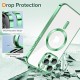 Husa pentru iPhone 15 Pro Max - Techsuit Luxury Crystal MagSafe - Light Green Husa pentru iPhone 15 Pro Max - Techsuit Luxury Crystal MagSafe - Light Green