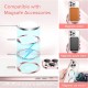 Husa pentru iPhone 15 Pro Max - Techsuit Luxury Crystal MagSafe - Pink Husa pentru iPhone 15 Pro Max - Techsuit Luxury Crystal MagSafe - Pink