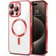 Husa pentru iPhone 15 Pro Max - Techsuit Luxury Crystal MagSafe - Red Husa pentru iPhone 15 Pro Max - Techsuit Luxury Crystal MagSafe - Red