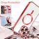 Husa pentru iPhone 15 Pro Max - Techsuit Luxury Crystal MagSafe - Red Husa pentru iPhone 15 Pro Max - Techsuit Luxury Crystal MagSafe - Red
