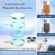 Husa pentru iPhone 15 Pro Max - Techsuit Luxury Crystal MagSafe - Silver Husa pentru iPhone 15 Pro Max - Techsuit Luxury Crystal MagSafe - Silver