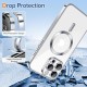Husa pentru iPhone 15 Pro Max - Techsuit Luxury Crystal MagSafe - Silver Husa pentru iPhone 15 Pro Max - Techsuit Luxury Crystal MagSafe - Silver