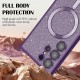Husa pentru iPhone 15 Pro Max - Techsuit Luxury Glitter MagSafe - Deep Purple Husa pentru iPhone 15 Pro Max - Techsuit Luxury Glitter MagSafe - Deep Purple