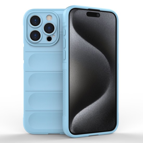 Husa pentru iPhone 15 Pro Max - Techsuit Magic Shield - Bleu Husa pentru iPhone 15 Pro Max - Techsuit Magic Shield - Bleu
