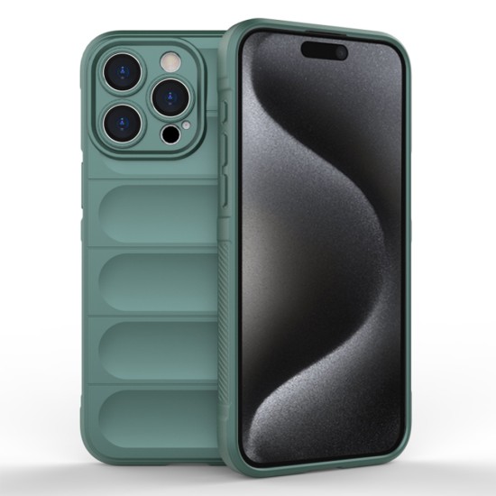 Husa pentru iPhone 15 Pro Max - Techsuit Magic Shield - Green Husa pentru iPhone 15 Pro Max - Techsuit Magic Shield - Green