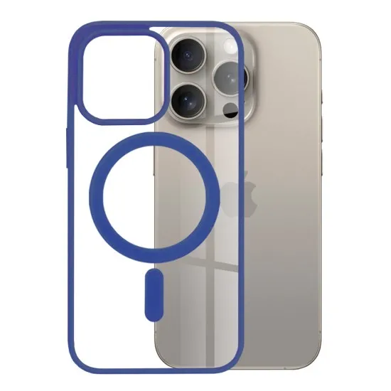 Husa pentru iPhone 15 Pro Max - Techsuit MagSafe Pro - Blue Husa pentru iPhone 15 Pro Max - Techsuit MagSafe Pro - Blue