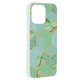 Husa pentru iPhone 15 Pro Max - Techsuit Marble Series - Green Hex