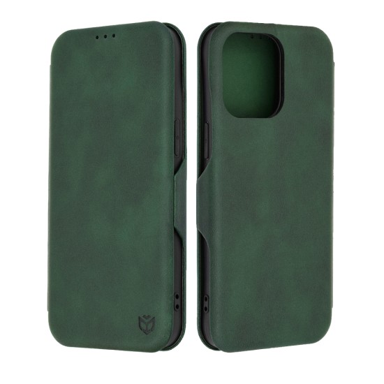 Husa pentru iPhone 15 Pro Max Techsuit Safe Wallet Plus, Green Husa pentru iPhone 15 Pro Max Techsuit Safe Wallet Plus, Green