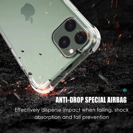 Husa pentru iPhone 15 Pro Max - Techsuit Shockproof Clear Silicone - Clear Husa pentru iPhone 15 Pro Max - Techsuit Shockproof Clear Silicone - Clear