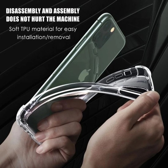 Husa pentru iPhone 15 Pro Max - Techsuit Shockproof Clear Silicone - Clear Husa pentru iPhone 15 Pro Max - Techsuit Shockproof Clear Silicone - Clear