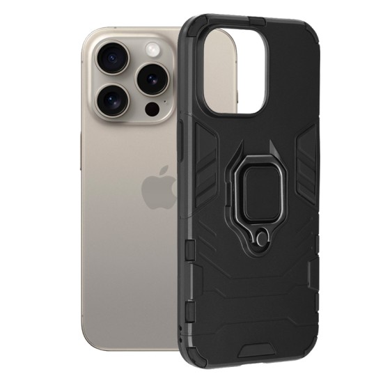 Husa pentru iPhone 15 Pro Max - Techsuit Silicone Shield - Black