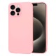 Husa pentru iPhone 15 Pro Max - Techsuit SoftFlex - Chalk Pink