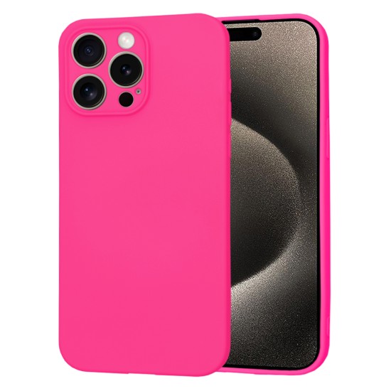 Husa pentru iPhone 15 Pro Max - Techsuit SoftFlex - Hot Pink