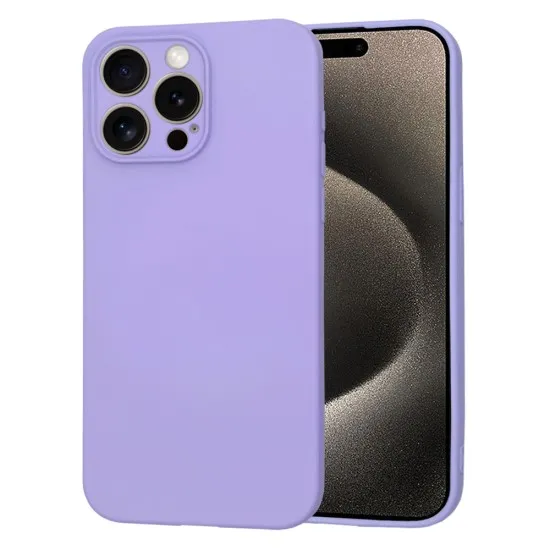 Husa pentru iPhone 15 Pro Max - Techsuit SoftFlex - Light Purple Husa pentru iPhone 15 Pro Max - Techsuit SoftFlex - Light Purple