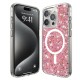 Husa pentru iPhone 15 Pro Max - Techsuit Sparkly Glitter MagSafe - Pink Husa pentru iPhone 15 Pro Max - Techsuit Sparkly Glitter MagSafe - Pink