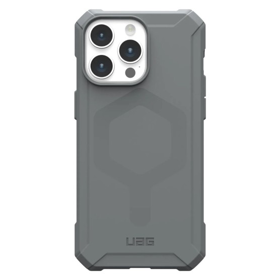 Husa pentru iPhone 15 Pro Max - UAG Essential Armor MagSafe - Silver Husa pentru iPhone 15 Pro Max - UAG Essential Armor MagSafe - Silver