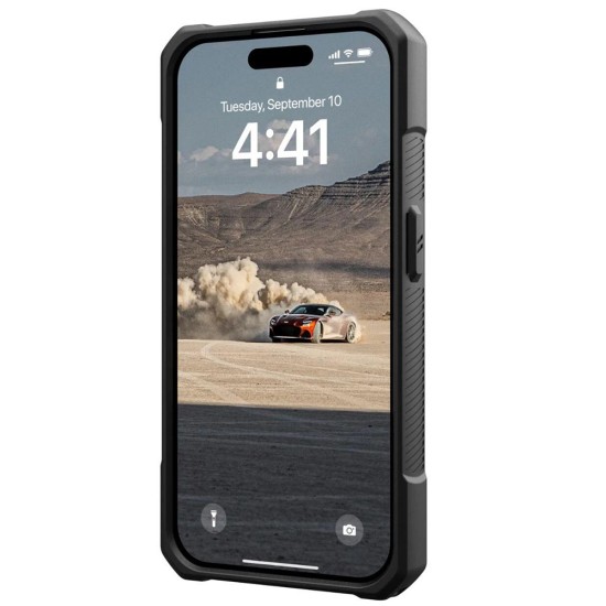 Husa pentru iPhone 15 Pro Max - UAG Monarch - Kevlar Element Green Husa pentru iPhone 15 Pro Max - UAG Monarch - Kevlar Element Green