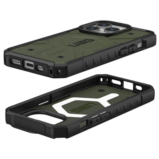 Husa pentru iPhone 15 Pro Max - UAG Pathfinder MagSafe - Olive Drab Husa pentru iPhone 15 Pro Max - UAG Pathfinder MagSafe - Olive Drab