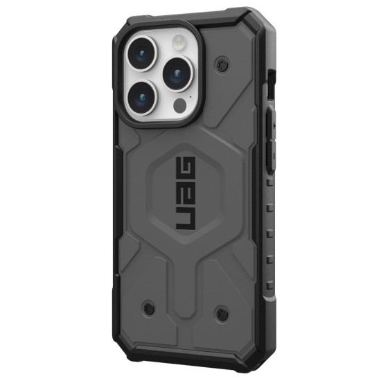 Husa pentru iPhone 15 Pro Max - UAG Pathfinder MagSafe - Silver Husa pentru iPhone 15 Pro Max - UAG Pathfinder MagSafe - Silver