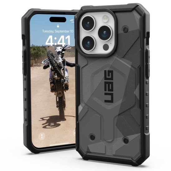 Husa pentru iPhone 15 Pro Max - UAG Pathfinder SE - Geo Camo Husa pentru iPhone 15 Pro Max - UAG Pathfinder SE - Geo Camo