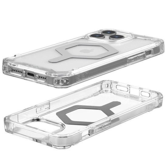 Husa pentru iPhone 15 Pro Max - UAG Plyo MagSafe - Ice Silver Husa pentru iPhone 15 Pro Max - UAG Plyo MagSafe - Ice Silver