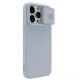 Husa pentru iPhone 15 Pro - Nillkin CamShield Silky MagSafe Silicone - Star Grey