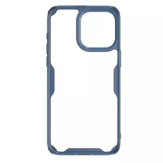 Husa pentru iPhone 15 Pro - Nillkin Nature TPU Case - Blue Husa pentru iPhone 15 Pro - Nillkin Nature TPU Case - Blue
