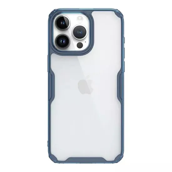 Husa pentru iPhone 15 Pro - Nillkin Nature TPU Case - Blue Husa pentru iPhone 15 Pro - Nillkin Nature TPU Case - Blue