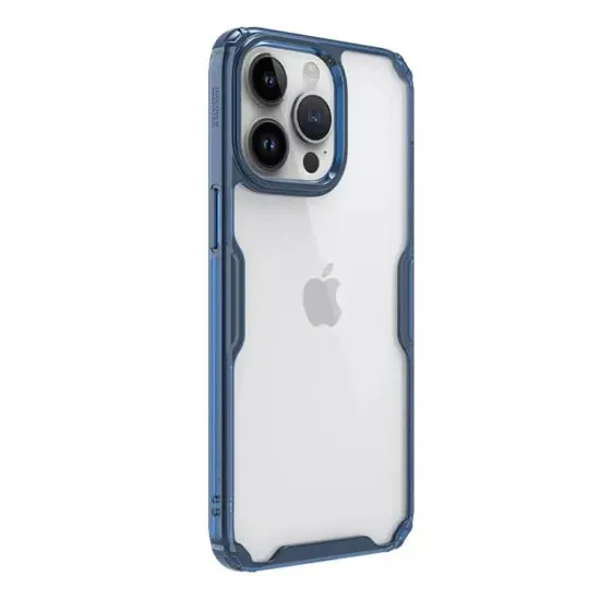 Husa pentru iPhone 15 Pro - Nillkin Nature TPU Case - Blue Husa pentru iPhone 15 Pro - Nillkin Nature TPU Case - Blue