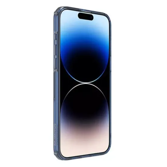 Husa pentru iPhone 15 Pro - Nillkin Nature TPU Case - Blue Husa pentru iPhone 15 Pro - Nillkin Nature TPU Case - Blue