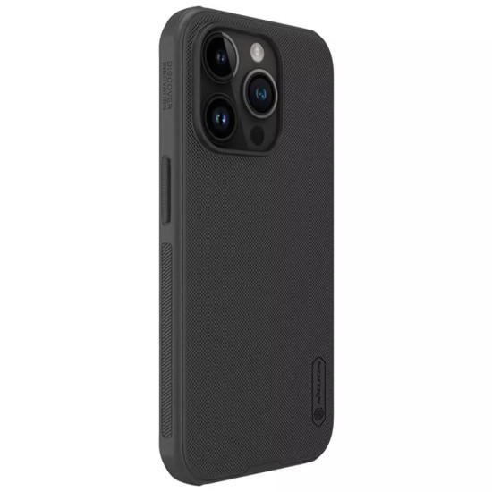 Husa pentru iPhone 15 Pro - Nillkin Super Frosted Shield Pro - Black