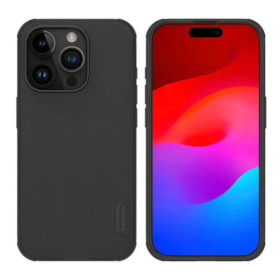 Husa pentru iPhone 15 Pro - Nillkin Super Frosted Shield Pro - Black Husa pentru iPhone 15 Pro - Nillkin Super Frosted Shield Pro - Black