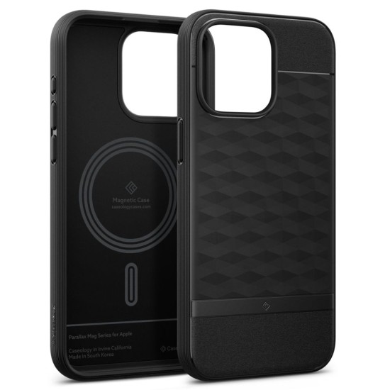 Husa pentru iPhone 15 Pro - Spigen Caseology Parallax MagSafe - Matte Black