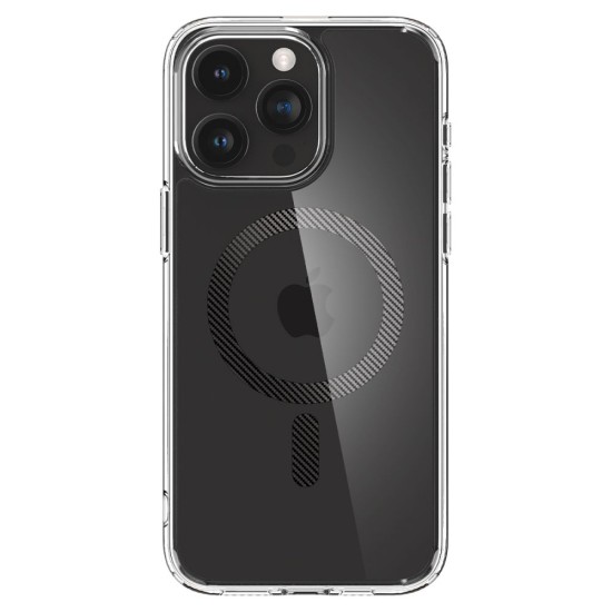 Husa pentru iPhone 15 Pro - Spigen Ultra Hybrid MagSafe - Carbon Fiber