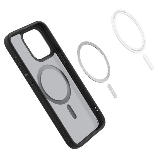 Husa pentru iPhone 15 Pro - Spigen Ultra Hybrid MagSafe - Frost Black Husa pentru iPhone 15 Pro - Spigen Ultra Hybrid MagSafe - Frost Black