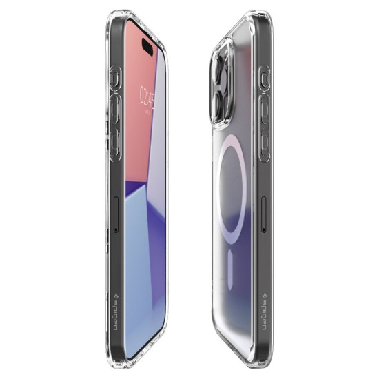 Husa pentru iPhone 15 Pro - Spigen Ultra Hybrid MagSafe - Frost Clear