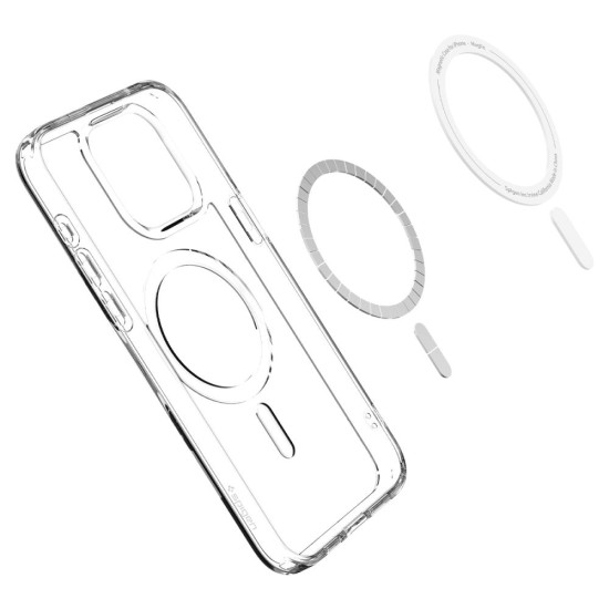 Husa pentru iPhone 15 Pro - Spigen Ultra Hybrid MagSafe - White