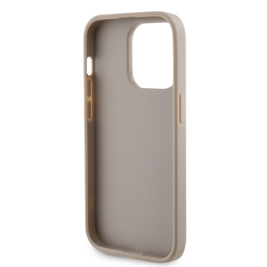 Husa pentru iPhone 15 Pro - Strass Metal Logo (GUHCP15LPS4DGPD) - Gold Husa pentru iPhone 15 Pro - Strass Metal Logo (GUHCP15LPS4DGPD) - Gold