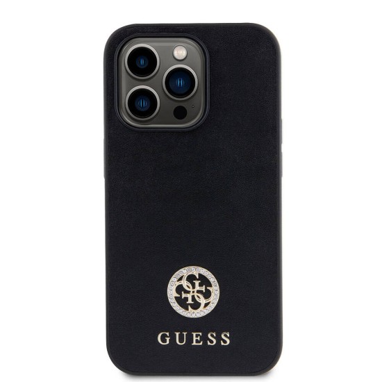 Husa pentru iPhone 15 Pro - Strass Metal Logo (GUHCP15LPS4DGPK) - Black Husa pentru iPhone 15 Pro - Strass Metal Logo (GUHCP15LPS4DGPK) - Black