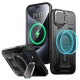 Husa pentru iPhone 15 Pro - Techsuit CamVault MagSafe - Black Husa pentru iPhone 15 Pro - Techsuit CamVault MagSafe - Black