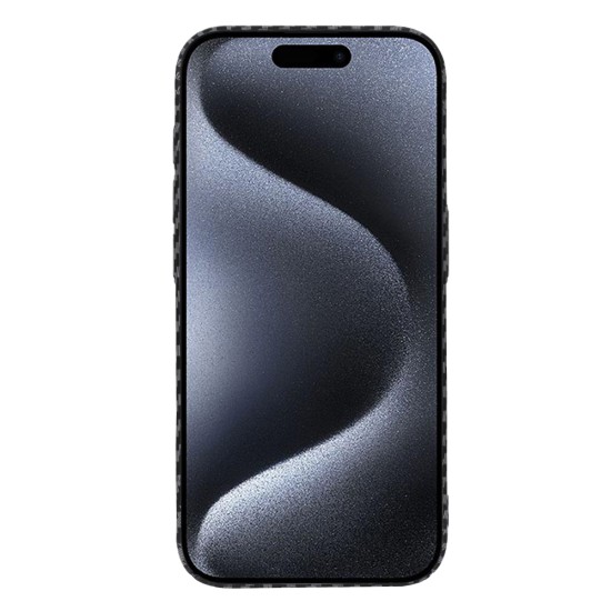 Husa pentru iPhone 15 Pro - Techsuit Carbonite FiberShell - Black