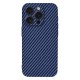 Husa pentru iPhone 15 Pro - Techsuit Carbonite FiberShell - Cyan