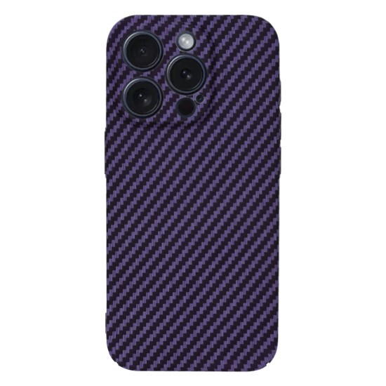 Husa pentru iPhone 15 Pro - Techsuit Carbonite FiberShell - Purple