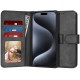 Husa pentru iPhone 15 Pro - Techsuit Diary Book - Black