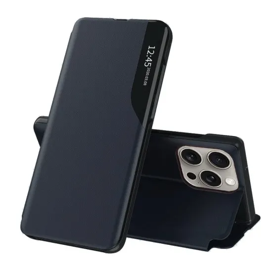 Husa pentru iPhone 15 Pro - Techsuit eFold Series - Dark Blue Husa pentru iPhone 15 Pro - Techsuit eFold Series - Dark Blue