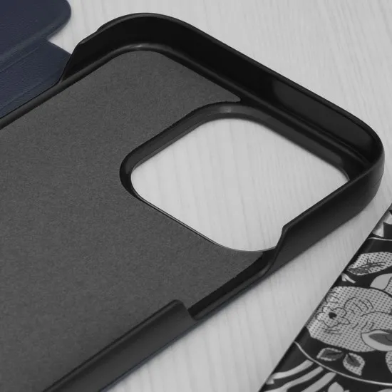 Husa pentru iPhone 15 Pro - Techsuit eFold Series - Dark Blue Husa pentru iPhone 15 Pro - Techsuit eFold Series - Dark Blue