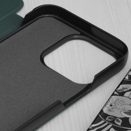 Husa pentru iPhone 15 Pro - Techsuit eFold Series - Dark Green Husa pentru iPhone 15 Pro - Techsuit eFold Series - Dark Green