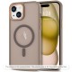 Husa pentru iPhone 15 Pro - Techsuit HaloFrost MagSafe Series - Sandstone Brown Husa pentru iPhone 15 Pro - Techsuit HaloFrost MagSafe Series - Sandstone Brown