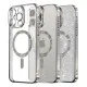 Husa pentru iPhone 15 Pro - Techsuit Luxury Glitter MagSafe - Silver Husa pentru iPhone 15 Pro - Techsuit Luxury Glitter MagSafe - Silver